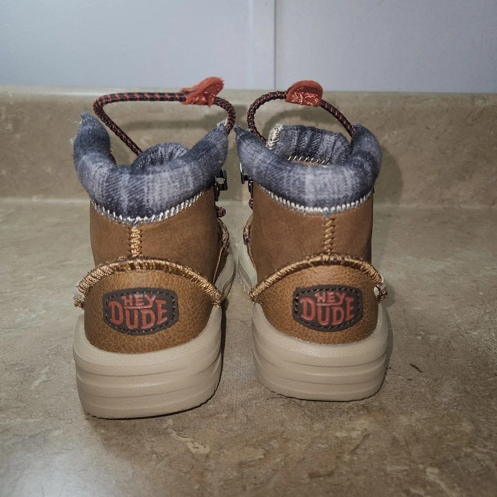 Hey Dude Boots Toddler Size 6 Brown Bradley T Classic Bootie‎ Walking Comfort